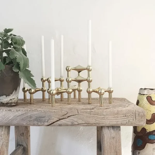 Iittala Kerzen Und Kerzenhalter-STOFF Copenhagen Kegelkerzen STOFF Nagel, 12 Stück