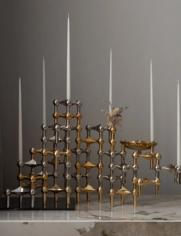 STOFF Copenhagen Kerzen Und Kerzenhalter-STOFF Nagel by Ester & Erik Kerzen, 6 Stück, weiß