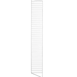Lundia Regale-String Furniture Bodenplatte String 200 x 30 cm, 1er-Pack, grau