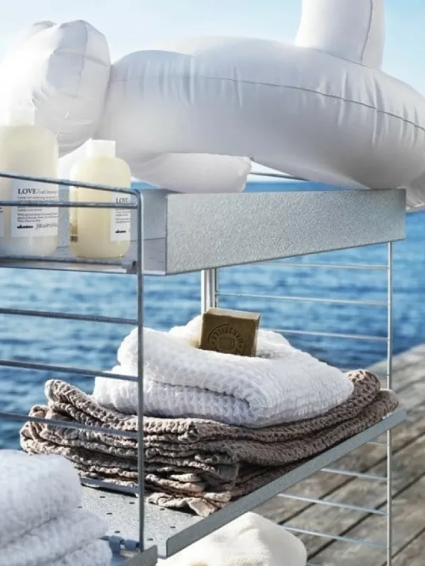 String Furniture Außenküche | Terrassenmöbel^Bodenplatte für String Outdoor Regale, 85 x 30 cm, 1er-Pack, ver