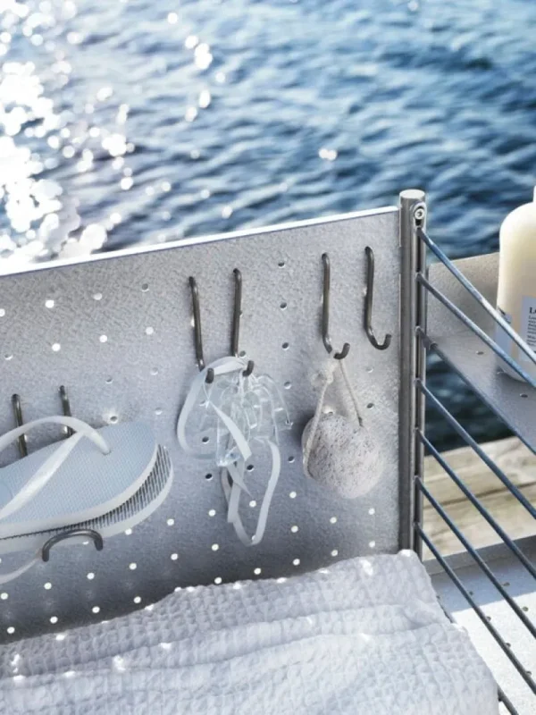 String Furniture Außenküche | Terrassenmöbel^Bodenplatte für String Outdoor Regale, 85 x 30 cm, 1er-Pack, ver