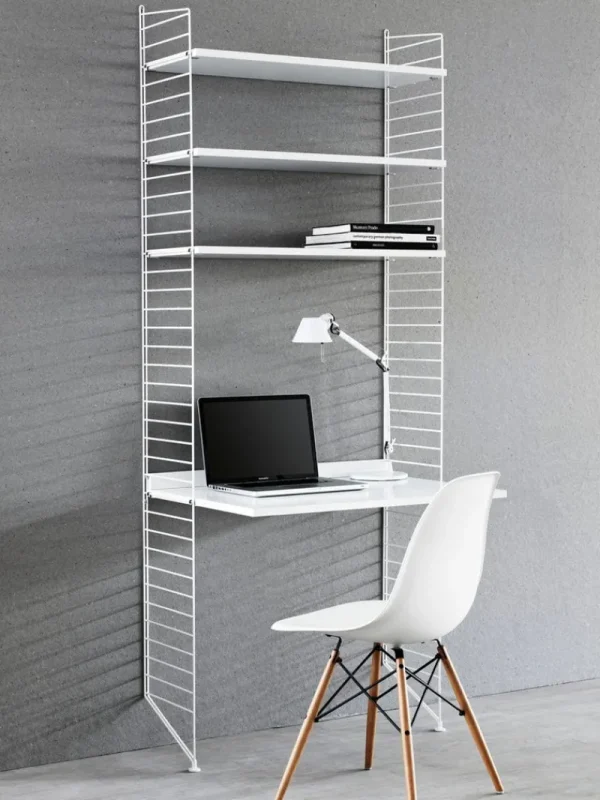 ferm LIVING Regale-String Furniture String Arbeitstisch, weiß