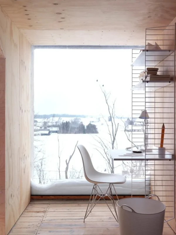 ferm LIVING Regale-String Furniture String Arbeitstisch, weiß