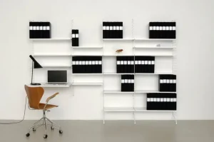 ferm LIVING Regale-String Furniture String Arbeitstisch, weiß