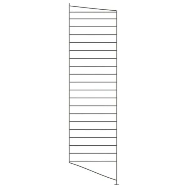 String Furniture Regale-String Bodenplatte, 115 x 30 cm, 2er-Pack, dunkelgrau
