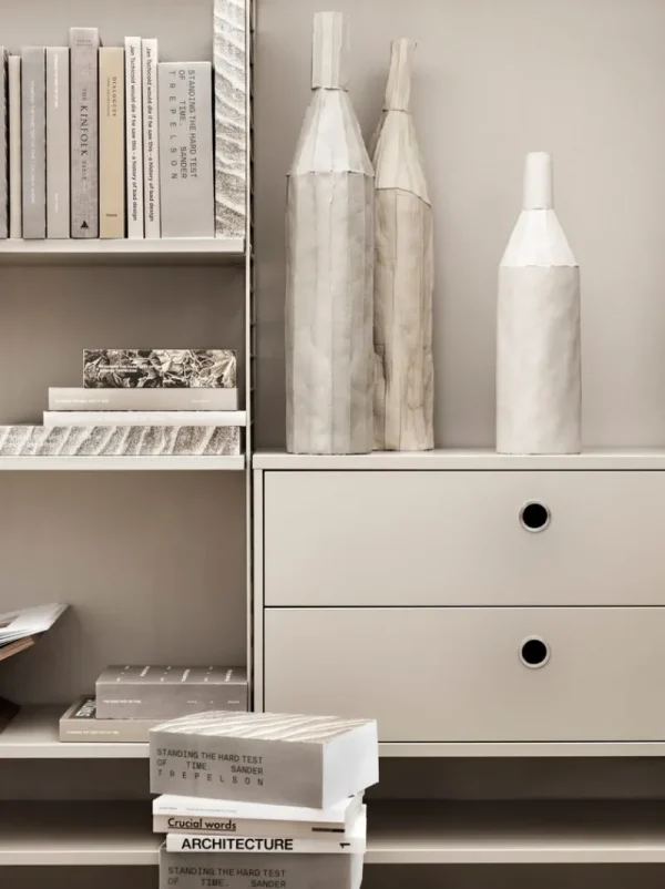 Muuto Regale-String Furniture String Bodenplatten, 200 x 30 cm, 2er-Pack, beige
