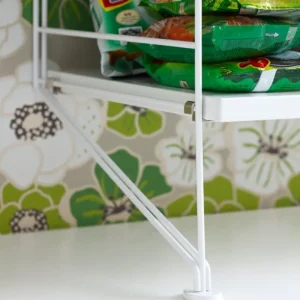 TIPTOE Regale-String Furniture String Bodenplatten, 200 x 30 cm, 2er-Pack, weiß