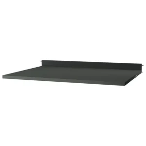 Muuto Regale-String Furniture String Schreibtisch, dunkelgrau