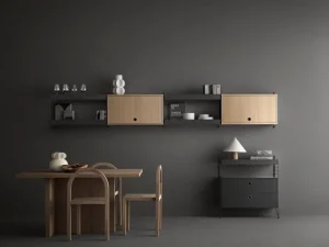 Muuto Regale-String Furniture String Seitenwange 50 x 20 cm, 1er-Pack, dunkelgrau