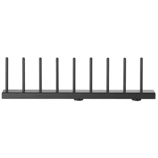 HAY Regale-String Furniture String Tellerablage, 30 cm, 2 Stück, Schwarz