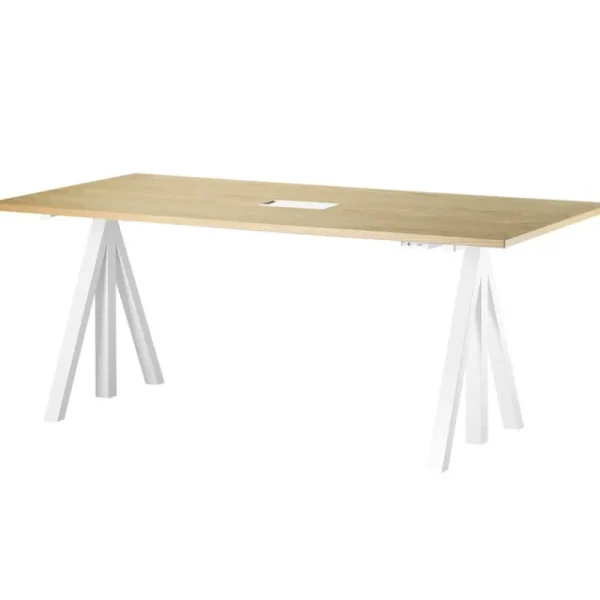 String Furniture Schreibtische Und Raumtrenner | Tische^String Works höhenverstellbarer Schreibtisch, 180 cm, Eiche