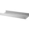 Muuto Regale-String Furniture String-Metallregal, 78 x 30 cm, hoch, grau