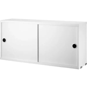 Muuto Regale-String Furniture String-Schrank, 78 x 20 cm, weiß