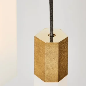 Tom Dixon Deckenleuchten-Tala Basalt Triple Pendelleuchte, Messing