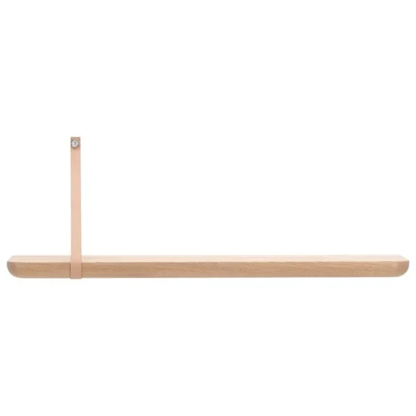 Montana Furniture Regale-Tapio Anttila Collection Renki Regal, L, Eiche - recyceltes Leder