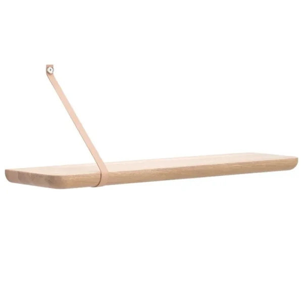 Montana Furniture Regale-Tapio Anttila Collection Renki Regal, L, Eiche - recyceltes Leder