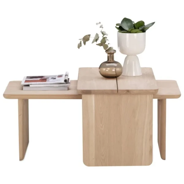 Audo Copenhagen Tische-Tapio Anttila Collection Renki L Couchtisch, Eiche lackiert