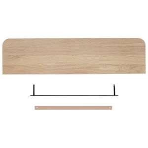 Montana Furniture Regale-Tapio Anttila Collection Renki Regal, L, Eiche - recyceltes Leder