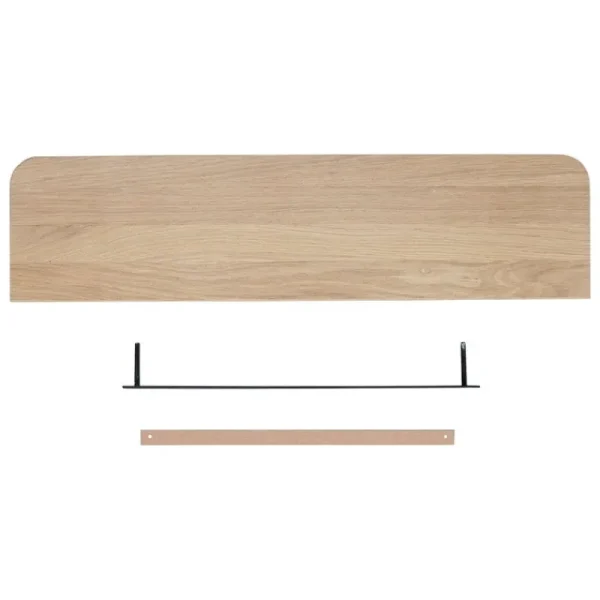 Montana Furniture Regale-Tapio Anttila Collection Renki Regal, L, Eiche - recyceltes Leder