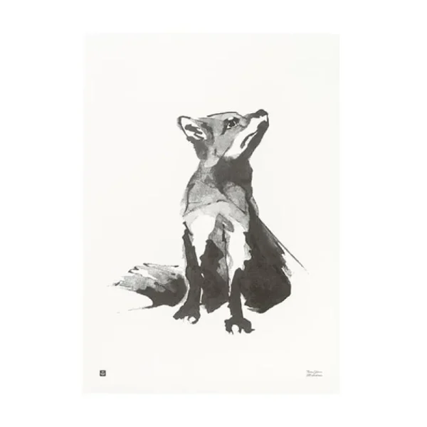 Teemu Ju00e4rvi Illustrations Poster Und Pinnwände^Teemu Järvi Illustrations Poster Fox, 30 x 40 cm