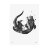 Teemu Ju00e4rvi Illustrations Poster Und Pinnwände^Teemu Järvi Illustrations Otter Poster, 30 x 40 cm