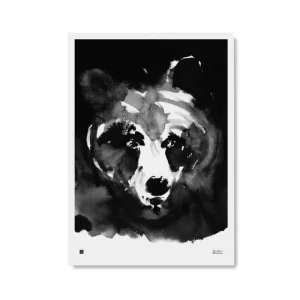 Teemu Ju00e4rvi Illustrations Poster Und Pinnwände^Teemu Järvi Illustrations Mysterious Bear Poster, 50 x 70 cm