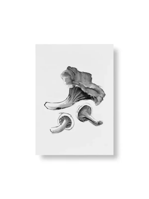 Teemu Ju00e4rvi Illustrations Schreibwaren | Poster Und Pinnwände^Teemu Järvi Illustrations Wild Mushroom Miniposter-Set, 4 Stück