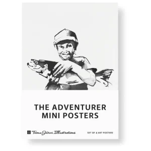 Kinder Teemu Ju00e4rvi Illustrations Kinderzimmereinrichtung | Schreibwaren^Teemu Järvi Illustrations The Adventurer Miniposter-Set, 4 Stück