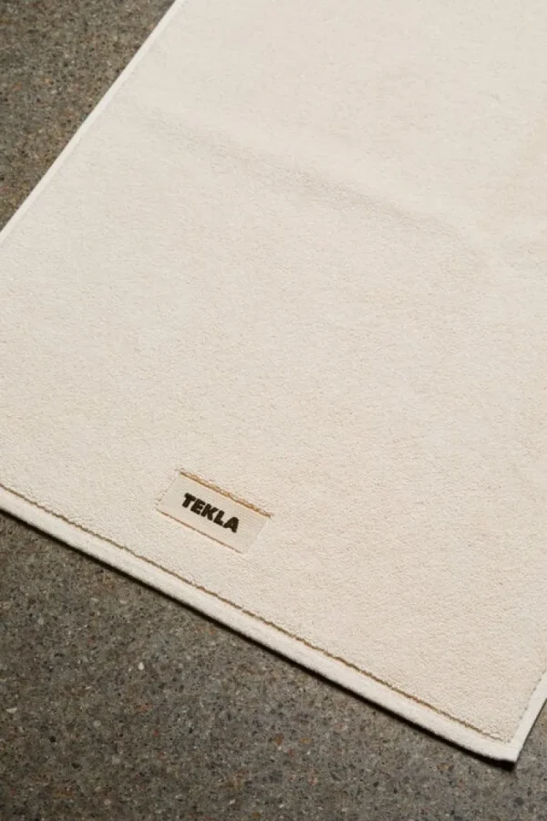 Tekla Badezimmertextilien^Badematte, 70 x 50 cm, Elfenbein
