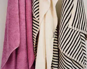 Tekla Badezimmertextilien^Händehandtuch, Kodiak Stripes