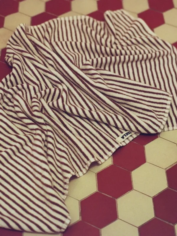 Tekla Badezimmertextilien^Händehandtuch, Kodiak Stripes