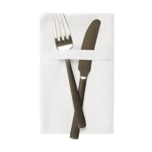 The Organic Company Tischwäsche | Tischwäsche^Dinner Serviette, 4 Stück, Weiß