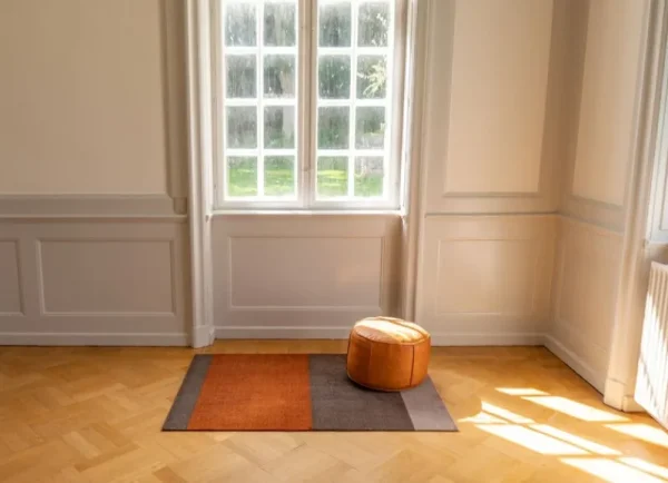 Tica Copenhagen Teppiche Und Läufer^Stripes Teppich, 90 x 130 cm, Braun - Terrakotta