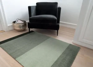 Tica Copenhagen Teppiche Und Läufer^Stripes Teppich, 90 x 130 cm, Grün