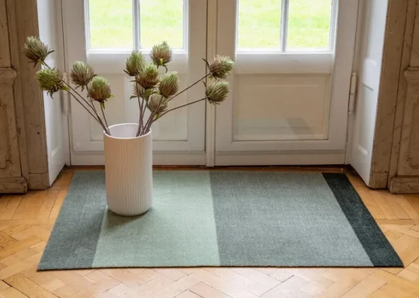Tica Copenhagen Teppiche Und Läufer^Stripes Teppich, 90 x 130 cm, Grün