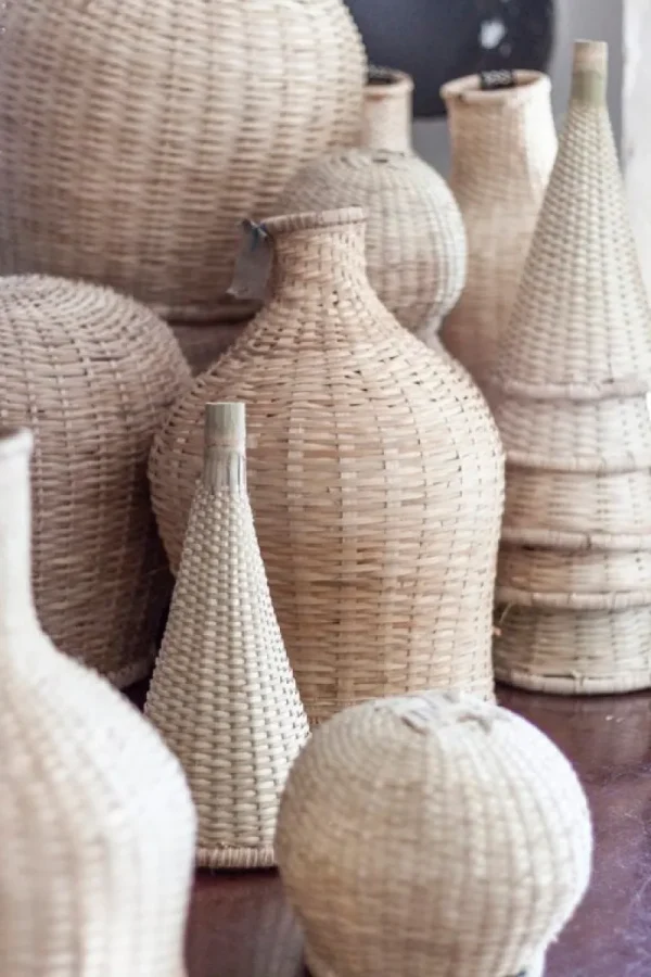 Muuto Deckenleuchten-Tikau Bamboo Pendelleuchte von Ilkka Suppanen, M