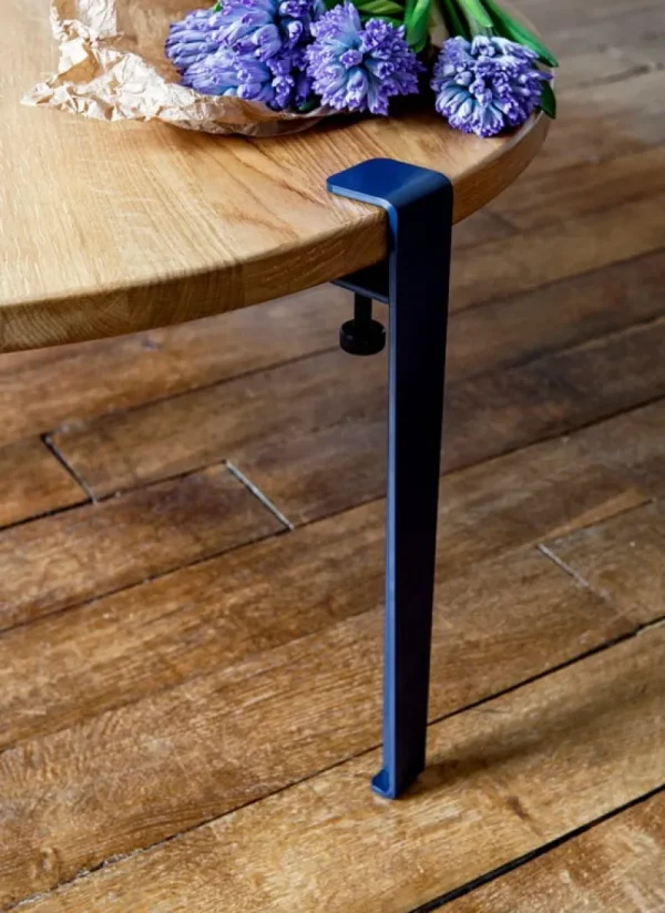 GUBI Tische | Sitzgelegenheiten-TIPTOE Couchtisch- und Bankbein, 43 cm, 1 Stück, preußischblau