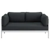 Fasetti Sofas Und Liegen-TIPTOE Easy 2-Sitzer Sofa, Australgrau - Schiefergrau