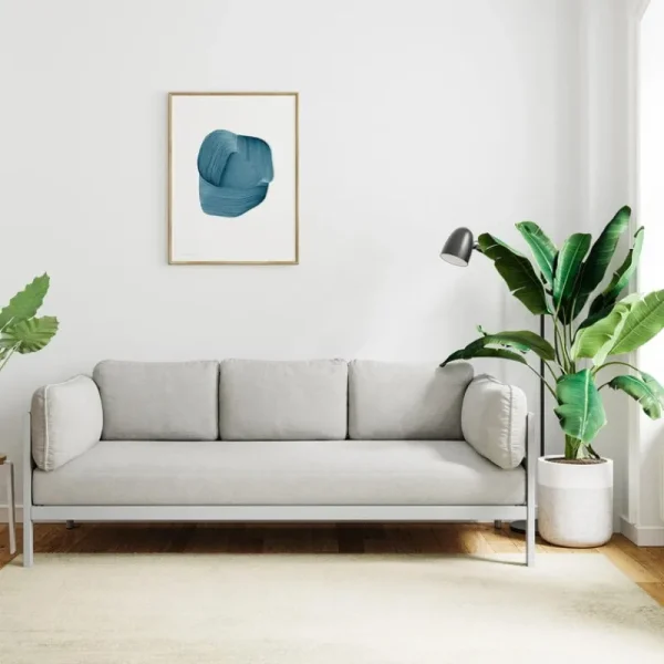 Skovshoved Mu00f8belfabrik Sofas Und Liegen-TIPTOE Easy 3-Sitzer-Sofa, Australgrau - Heidegrau