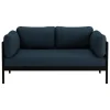 Tapio Anttila Collection Sofas Und Liegen-TIPTOE Easy 2-Sitzer-Sofa, Graphitschwarz - Mitternachtsblau