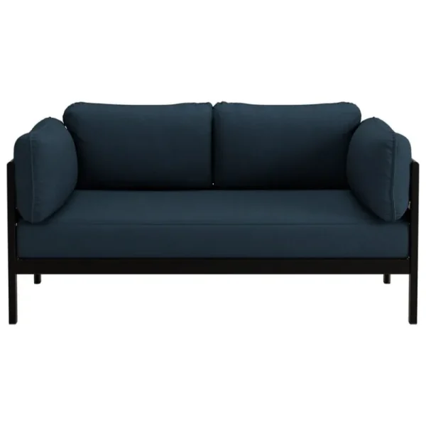 Tapio Anttila Collection Sofas Und Liegen-TIPTOE Easy 2-Sitzer-Sofa, Graphitschwarz - Mitternachtsblau