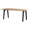 Artek Tische-TIPTOE New Modern Tisch, 190 x 95 cm, Eiche - Graphitschwarz