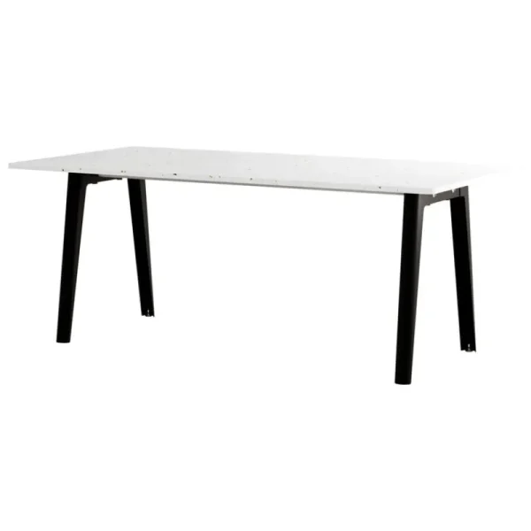 TIPTOE Tische-New Modern Tisch, 190 x 95 cm, rec. Kunststoff - Graphitschwarz