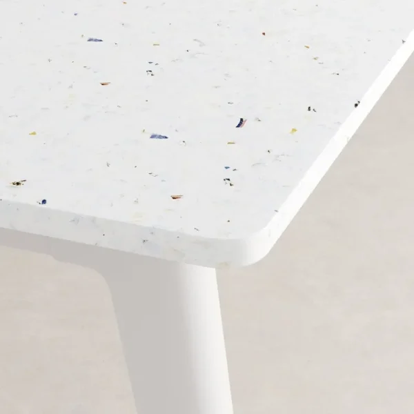TIPTOE Tische-New Modern Tisch, 190 x 95 cm, rec. Kunststoff - Graphitschwarz