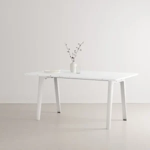 HAY Tische-TIPTOE New Modern Tisch, 160 × 95 cm, recycelter Kunststoff - Weiß