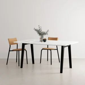 HAY Tische-TIPTOE New Modern Tisch, 160 × 95 cm, rec. Kunststoff - Graphitschwarz