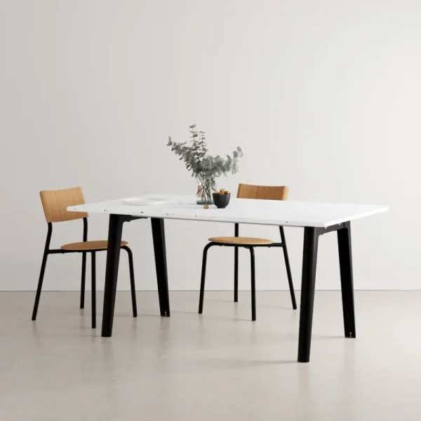 HAY Tische-TIPTOE New Modern Tisch, 160 × 95 cm, rec. Kunststoff - Graphitschwarz