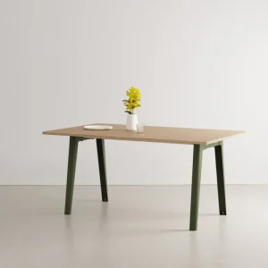 ferm LIVING Tische-TIPTOE New Modern Tisch, 160 × 95 cm, Eiche - Rosmaringrün