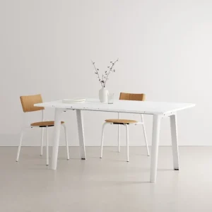 HAY Tische-TIPTOE New Modern Tisch, 160 × 95 cm, recycelter Kunststoff - Weiß