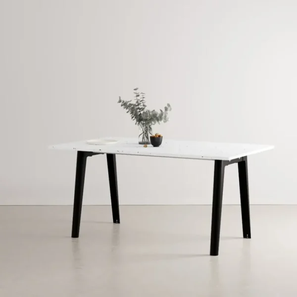 HAY Tische-TIPTOE New Modern Tisch, 160 × 95 cm, rec. Kunststoff - Graphitschwarz